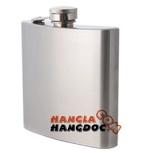 Bình đựng Whisky inox Hip Flask cổ điển 18oz (540ml)