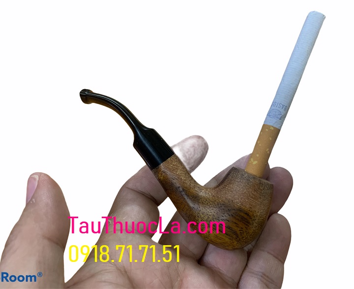 Tẩu gỗ cẩm lai kiểu cổ điển hút thuốc lá điếu độc lạ CL-150