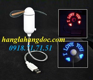 Quạt led tạo thông điệp, dùng nguồn USB