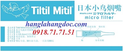Đầu lọc khói thuốc Nhật Bản Tiltil Mitil micro filter