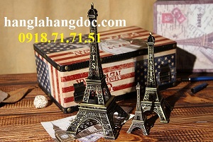 Mô hình công trình kiến trúc nổi tiếng - Tháp Eiffel kim loại 32cm