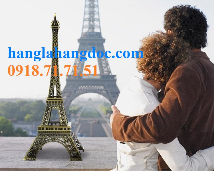 Tháp Eiffel kim loại thu nhỏ cao 61cm (cỡ đại)