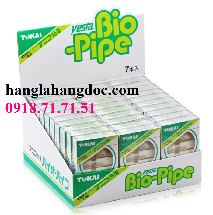 Tẩu thuốc lá BioPipe (Nhật) dùng 1 lần, không vệ sinh
