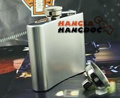 Bình inox mini đựng rượu cổ điển Hip Flask 4oz (119ml)