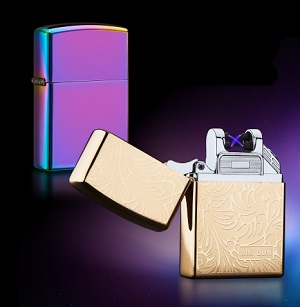 Bật lửa Zippo 2 tia plasma, không dùng xăng siêu độc lạ V2