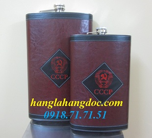 Bình CCCP bọc da 128oz (3.8L), túi da hở siêu sang