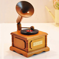 Hộp nhạc máy hát đĩa cổ điển- Classical Disc Player Music Box