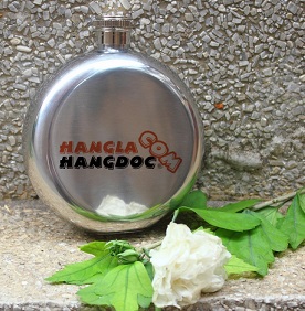 Bình Rượu Inox Hip Flask tròn 5oz độc đáo