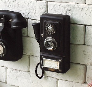 Mô hình decor điện thoại giả cổ trang trí retro WaTel-D3