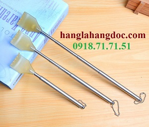 Cây gãi ngứa đầu nhựa, thân inox ngắn dài tùy chỉnh