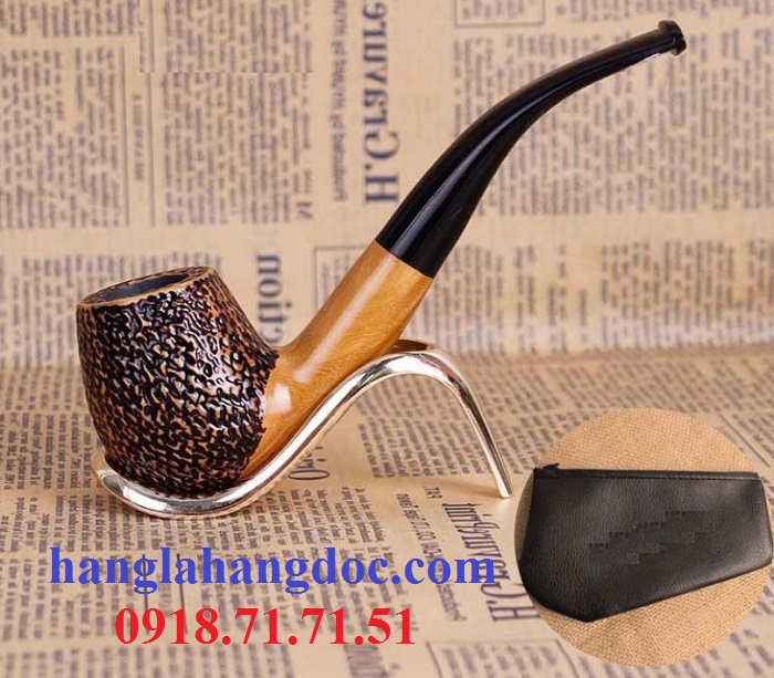 Tẩu Sherlock Holmes bằng gỗ đàn hương hút thuốc lá sợi DH-631