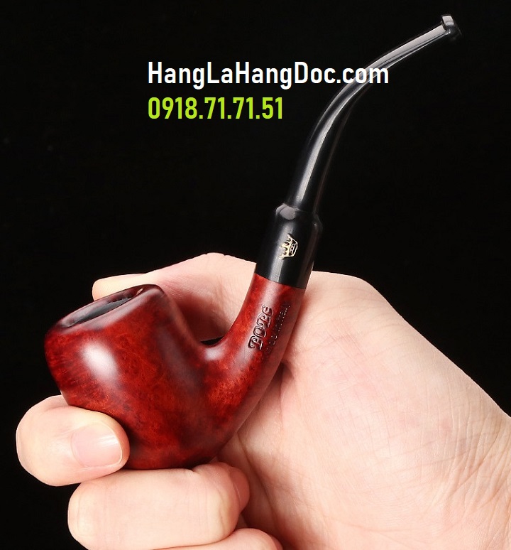 Tẩu pipe gỗ thạch nam DL-974 Crown Pope Italy cao cấp