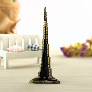 Tòa nhà Burj Khalifa mô hình kim loại cao 18cm