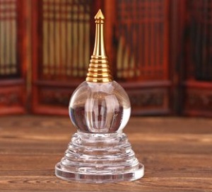 Tháp xá lợi Phật vật phẩm thờ cúng ý nghĩa ĐNN5 (cao 12cm)