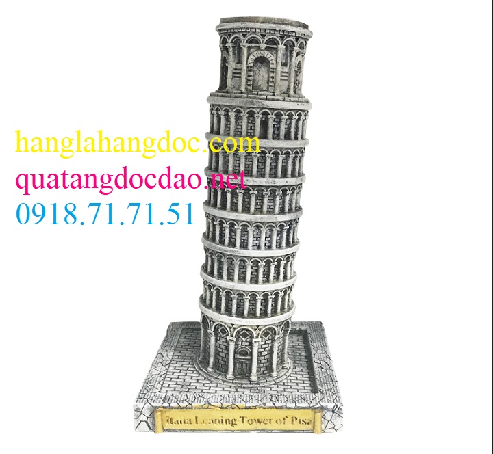 Mô hình tháp nghiêng Pisa (Italia) thu nhỏ cực đẹp