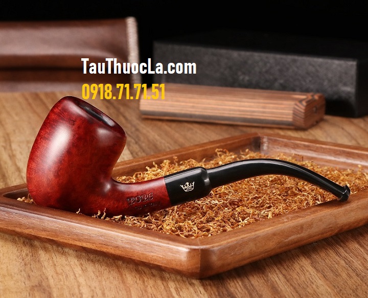 Tẩu pipe gỗ thạch nam DL-974 Crown Pope Italy cao cấp