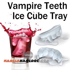 Khay đá hàm răng ma cà rồng, Vampire Teeth Cube Ice Tray