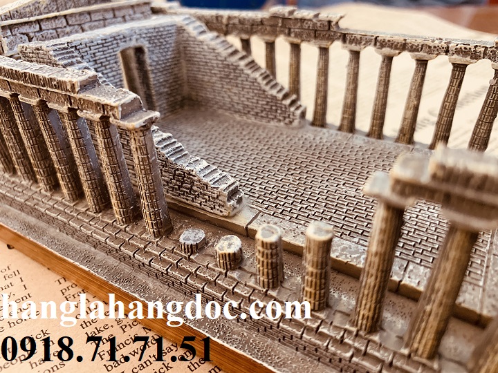 Mô hình 3D phế tích ngôi đền Parthenon, Athens, Hy Lạp thu nhỏ