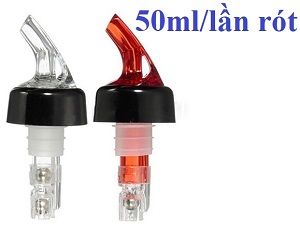 Vòi rót rượu định mức 50ml/lần rót (có bi)