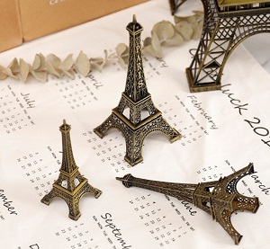 Tháp eiffel mô hình thép không gỉ cao 15cm