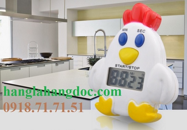 Đồng hồ nhà bếp điện tử hình con gà (version 1)