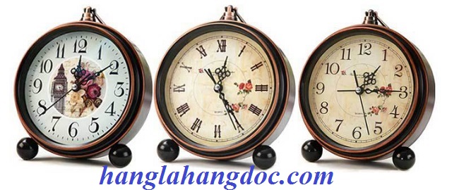 Đồng hồ treo tường vintage, bánh răng, hình chim công vàng độc đáo - 15