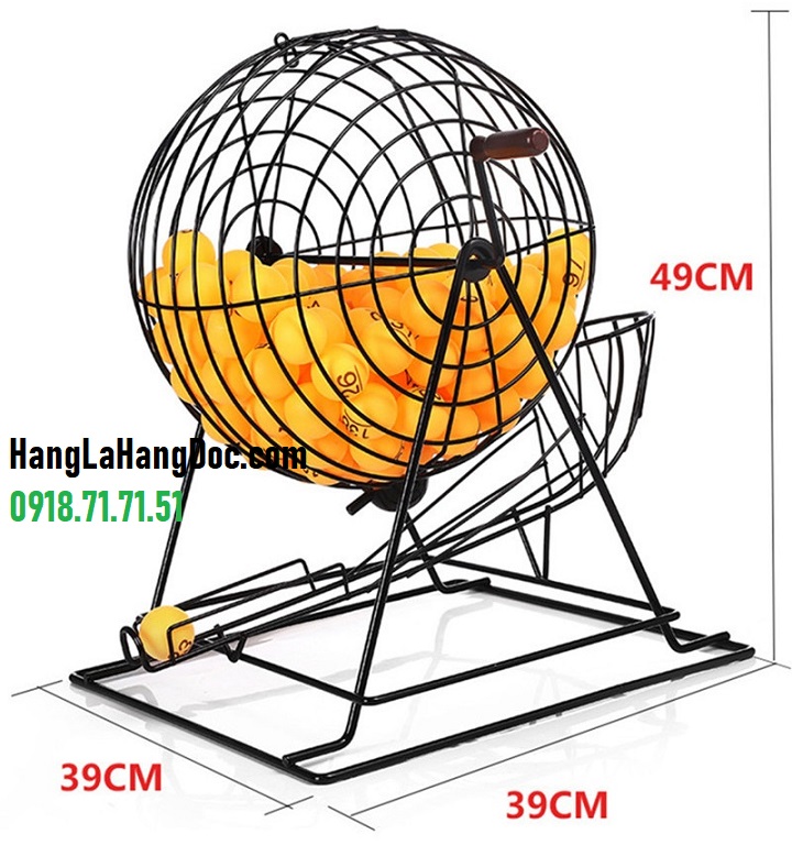 Bán và cho thuê lồng cầu xổ số khồng lồ cao 49cm quay số trúng thưởng - 8