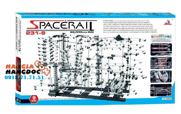 Vòng đua vũ trụ (SpaceRail) giá rẻ, bộ lắp ráp robot kit 6 in 1, 7 in 1 (version 2) - 20