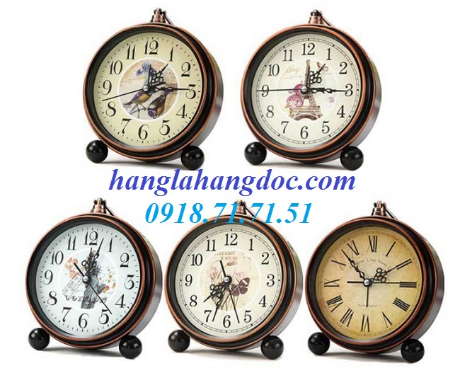 Đồng hồ độc đáo các loại: Đồng hồ súng bắn, bánh xe lăn báo thức, vintage, chim công, chiếu giờ,... - 22