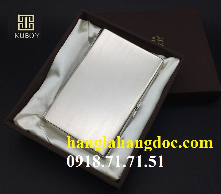 Hộp thuốc lá Kuboy inox 430 (KC1, KC3, KC5,...), đồng vàng KC7 cao cấp - 24