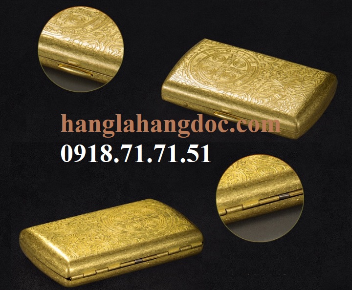 Hộp thuốc lá Kuboy inox 430 (KC1, KC3, KC5,...), đồng vàng KC7 cao cấp - 35