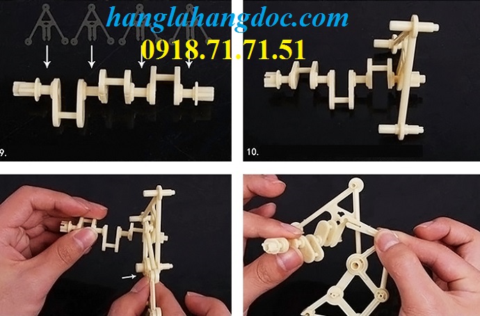 Bộ lắp ráp năng lượng mặt trời 4 in 1 Dinosaur, 3 in 1 Pegasus, 7 in 1 Space. ..