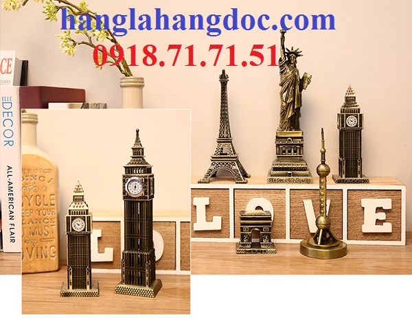 Mô hình trang trí tháp Eiffel, tượng Nữ thần Tự do bằng đồng, giá rẻ - 48