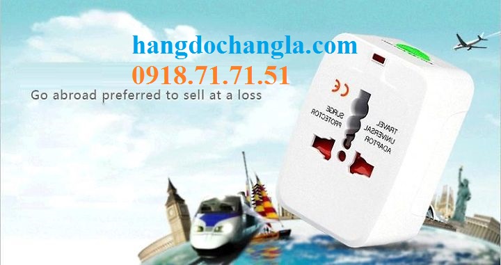 O cam da nang du lich co cong usb travel adapter gia re