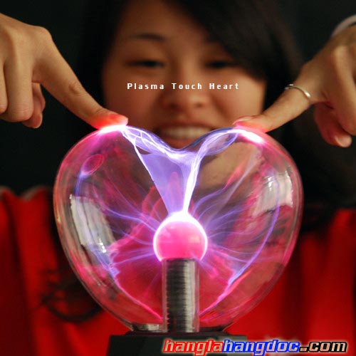 Plasma ball giá rẻ, quả cầu ma thuật cảm biến âm thanh, đèn plasma trái tim lớn