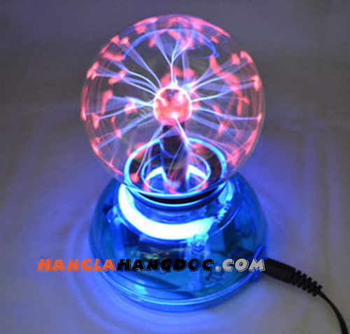 Plasma ball giá rẻ, quả cầu ma thuật cảm biến âm thanh, đèn plasma trái tim lớn