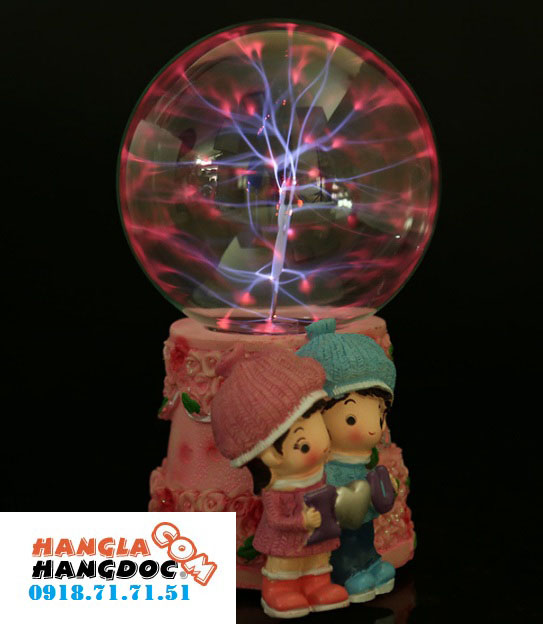 Plasma ball giá rẻ, quả cầu ma thuật cảm biến âm thanh, đèn plasma trái tim lớn - 22