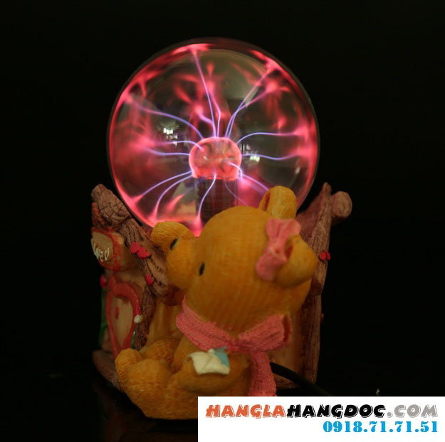 Plasma ball giá rẻ, quả cầu ma thuật cảm biến âm thanh, đèn plasma trái tim lớn - 14