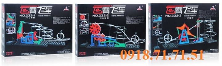 Vòng đua vũ trụ (SpaceRail) giá rẻ, bộ lắp ráp robot kit 6 in 1, 7 in 1 (version 2) - 21