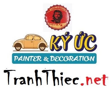 Decal tranh thiếc biển số xe trang trí retro vintage cho quán bar cafe - 3