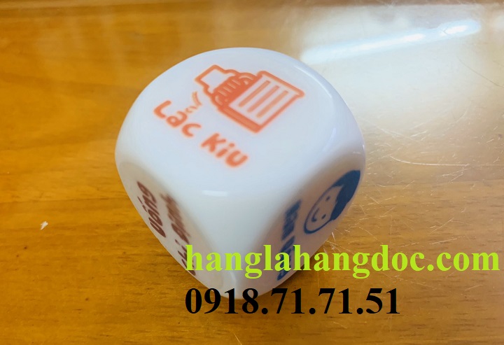 Cục xí ngầu 3cm uống bia tiếng Việt (cỡ đại) độc lạ