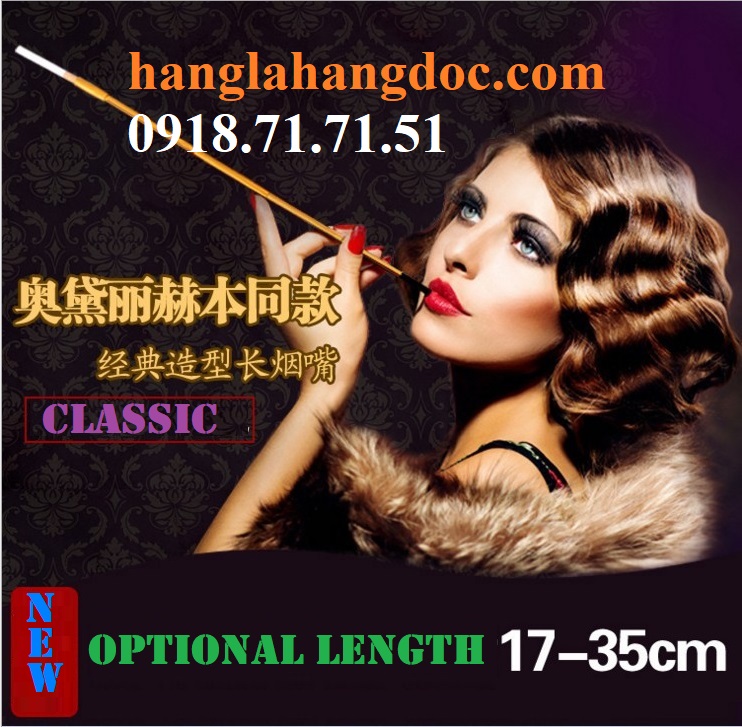 Tẩu thuốc lá thân dài tùy chỉnh CLASSIC 2 hút điếu thuốc nhỏ esse - Cổ điển & cá tính