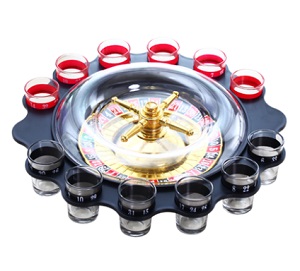 Vòng quay may mắn Roulette 12 ly, nắp nhựa trong tránh thất lạc bi