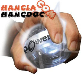 Dụng cụ tập tay - Banh POWER BALL, tập lực tay đơn giản & hiệu quả (phát sáng)