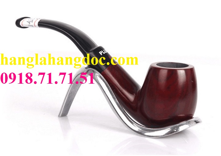 Tẩu pipe gỗ đàn hương đỏ kiểu Bent Apple mini DH-623