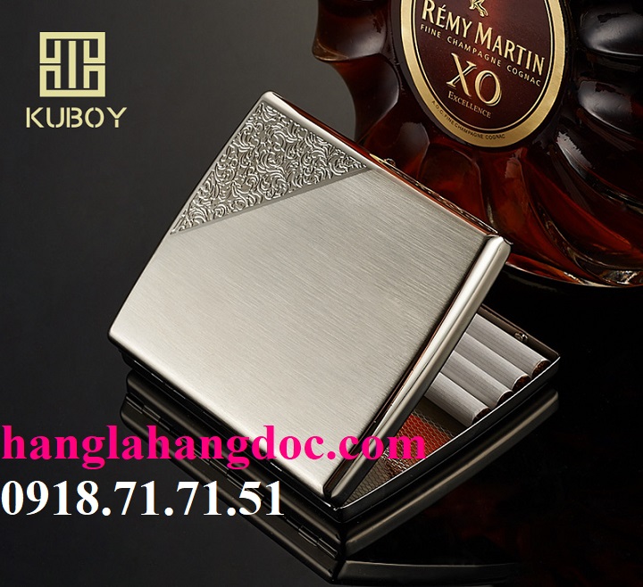 Hộp đựng thuốc lá Kuboy KC2-10 hoa văn nổi đẳng cấp