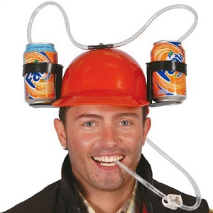 Mũ uống bia, nước ngọt, rượu (Drinking hat) đồ chơi ăn nhậu hấp dẫn