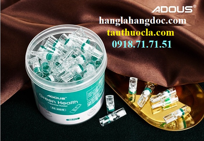 Tẩu lọc Adous Ds-300 dùng 1 lần cho điếu lớn (100 đầu/ hủ)