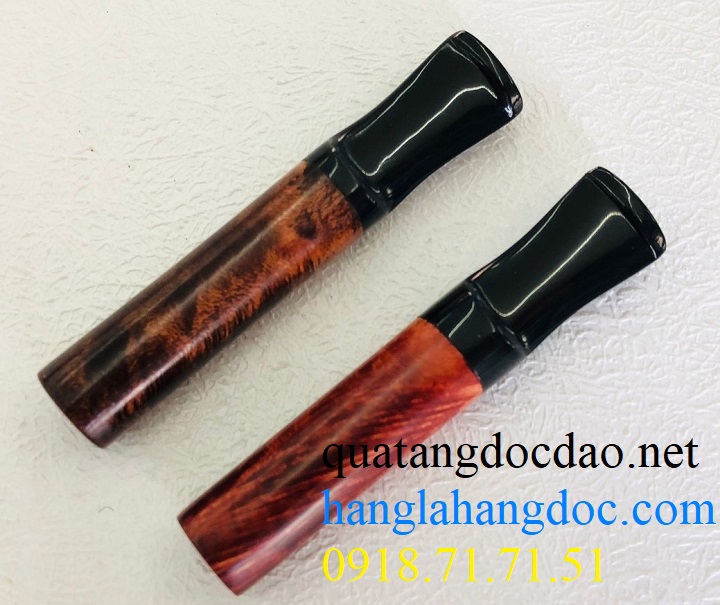 Tẩu lọc gỗ thạch nam hút điếu TN-D4 thay lõi lọc than 9mm