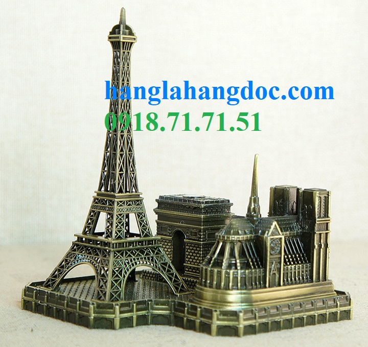 Mô hình bộ 3 công trình kiến trúc nổi tiếng Paris, Pháp